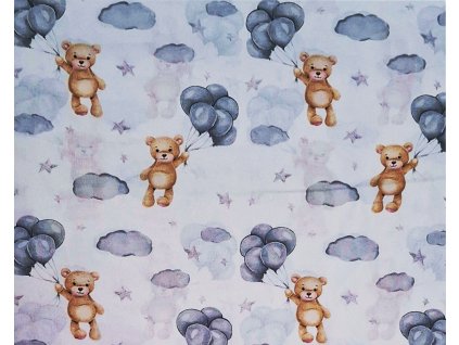 povleceni medvidek balonky nahled