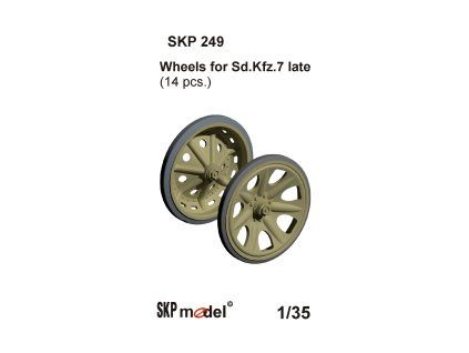 SKP249 Wheels for SdKfz 7 late WEB