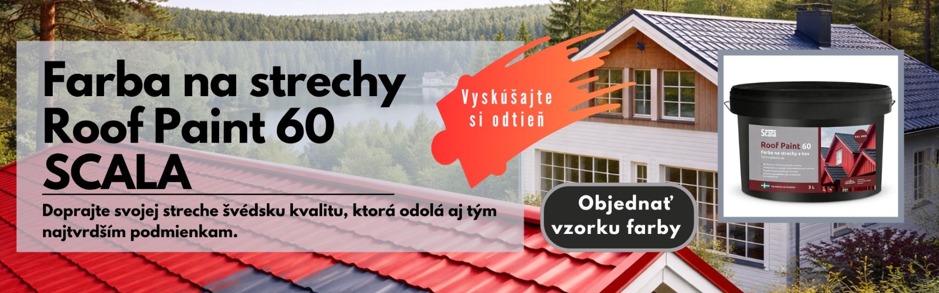Farba na strechy Roof Paint 60 SCALA