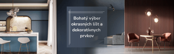 Ozdobné lišty a ozdobné prvky interiérové