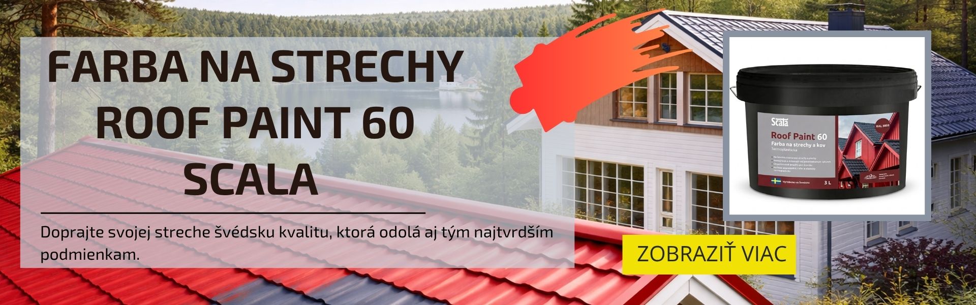 Farba na strechy Roof Paint 60 SCALA
