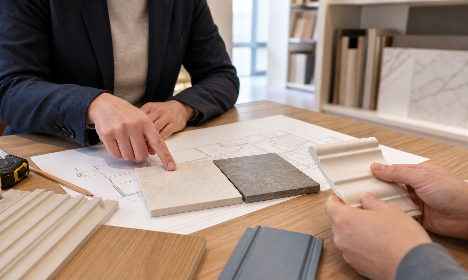 Odborné poradenstvo pri výbere dekoratívnych materiálov