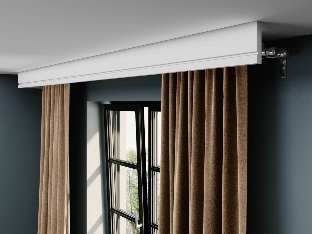 Produkt Garnižová lišta LS001 34x80mm – Kvalitný dizajn a precízne spracovanie | Skrášlim Dom
