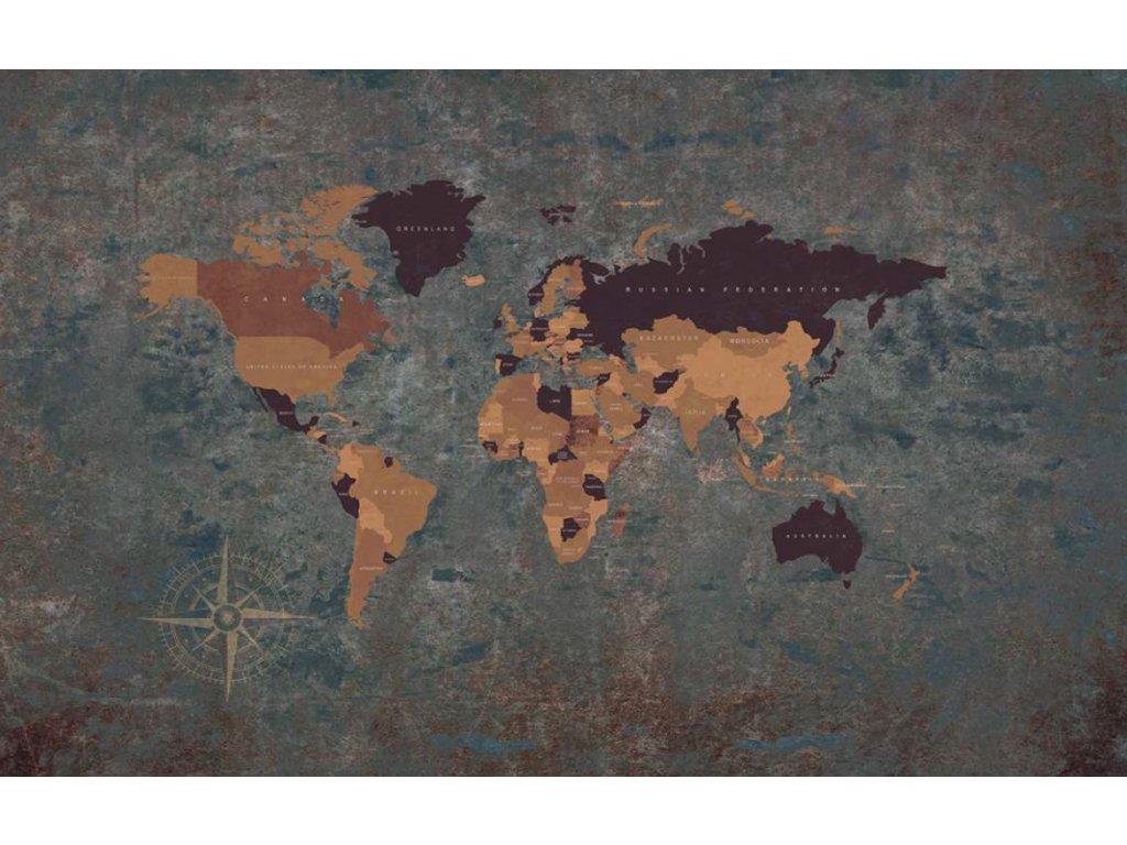 Produkt Fototapeta RUSTY WORLD – Kvalitný dizajn a precízne spracovanie | Skrášlim Dom