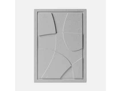abstract 1 milky grey