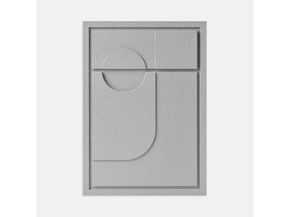 GEOMETRIC 2 MILKY GREY 1