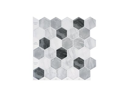 3d nastenny panel mozaika siva 30 5x30 5cm 3d 1084 1