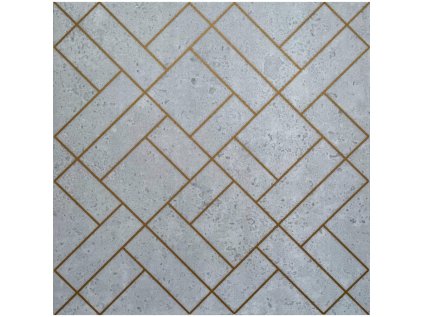 panel scienny imitacja betonu zlote linie gl2