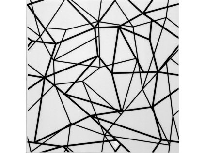 panel scienny kaseton abstrakcja bialo czarna gl5