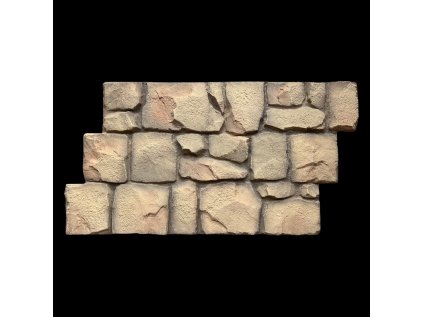 pu 3d panel castle stone