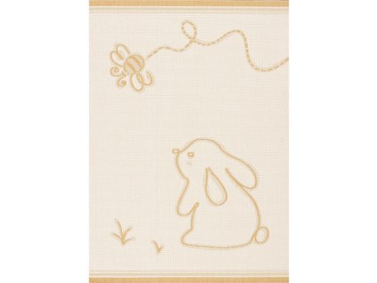 koberec rabbit and bee 120x170cm