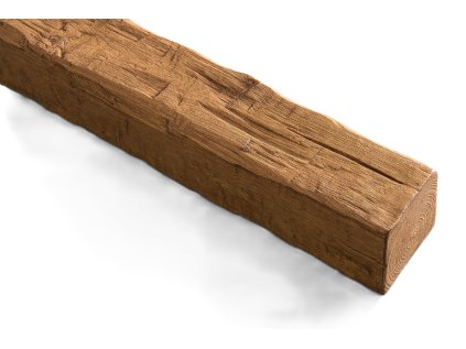 Umelý drevený trám RUSTIC 120x120mm 2m – dekorácia steny a stropu