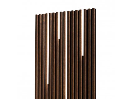 Lamelové panely lineárne osvetlenie 100,4 cm Orech Capri