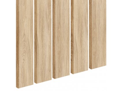 pol pl Dab Naturalny Fornitury Lamele Premium 3D Deski Lamelowe 80x16 mm Panele trojwymiarowe ozdobne scienne akustyczne pionowe 20074 2