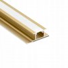pol pl Profil aluminiowy mocowanie paneli WPC o gr 8 mm listwa laczeniowa pod LED DH137 zloty braz 20263 1