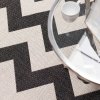 koberec modern chevron black beige 160x230cm 1