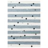 koberec stripes and dots blue 160x230cm