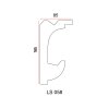 Produkt Lišta pre LED osvetlenie LS058 85x165mm – Kvalitný dizajn a precízne spracovanie | Skrášlim Dom