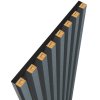 Antracyt Lamele na plycie 16 sztuk modul podstawowy 100 4 cm 18779 1