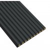 Lamely na filcovom podklade 12x28mm, základový modul 25,3cm Antracit