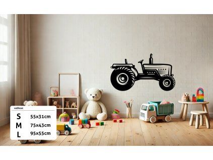 samolepky na stěnu traktor bezkabiny