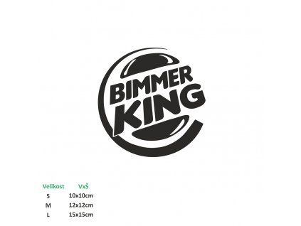 samolepka bimmer king