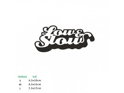 samolepka lowandslow