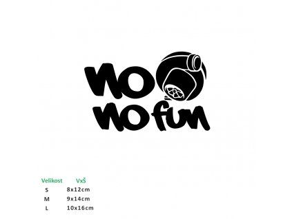 samolepka no turbo no fun