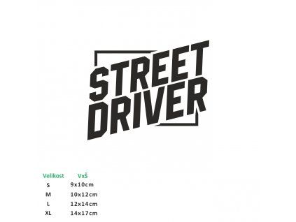 samolepka street driver