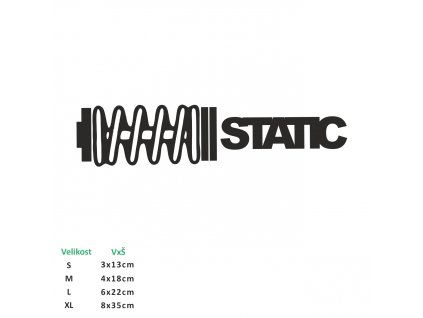 samolepka static