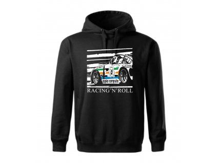 panska mikina Racing roll cerna