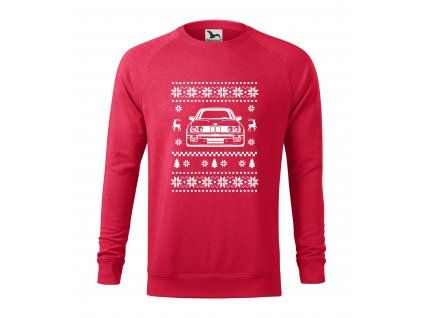 vánoční mikina E30 cervena