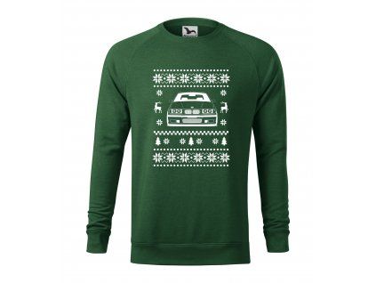 vánoční mikina E36 zelena