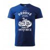 triko deda motorkar modra