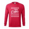 vánoční mikina merry driftmas cervena