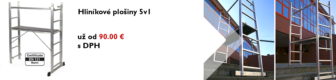 Hliníkové plošiny 5v1