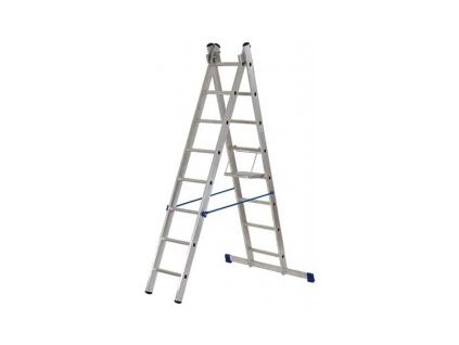 Rebrík Aloss 2x14 priečok - 6,83m