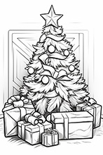 Vánoční omalovánky zdarma - NÁHLED