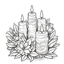 Vánoční omalovánky zdarma - NÁHLED