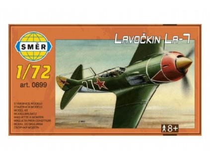 Model Lavočkin La-7 1:72 13,6x11,9cm v krabici 25x14,5cm