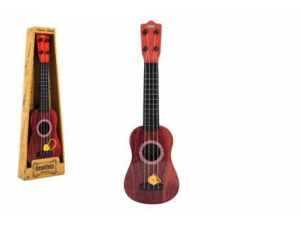 Ukulele/kytara plast 43cm s trsátkem v krabičce 15x48x5cm