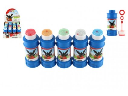 Bublifuk 175ml Králíček Bing mix barev v plastové lahvičce 6x14cm 1(1 ks)