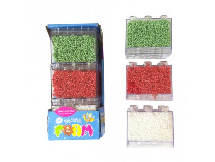Ultra Foam 3 pack mini (balení 3 kusů zelená, červená, bílá)