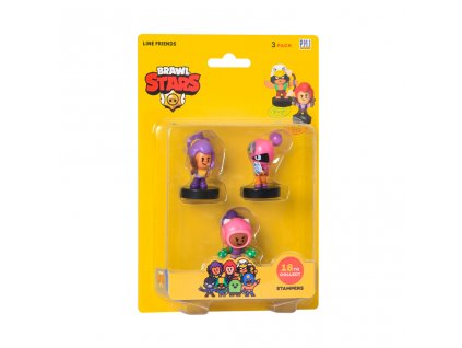 Figurky Brawl Stars 3 pack série 1 s razítky