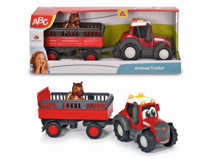 ABC Traktor Massey Ferguson s přívěsem 30 cm - skladem