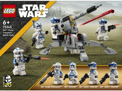 LEGO® Star Wars™ 75345 Bitevní balíček klonovaných vojáků z 501. legie