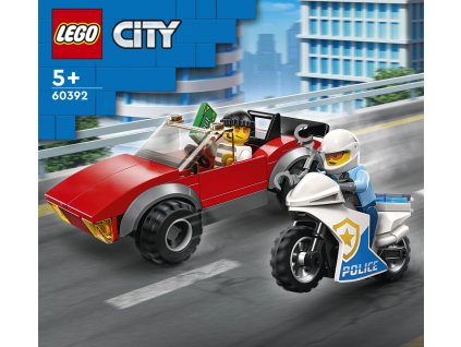 LEGO® City 60392 Honička auta s policejní motorkou skladem