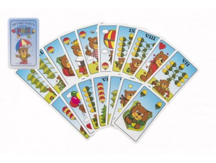 Prší jednohlavé dětské společenská hra - karty v plastové krabičce SKLADEM