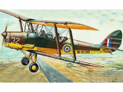 Model D.H.82 Tiger Moth 15,4x19cm v krabici SKLADEM