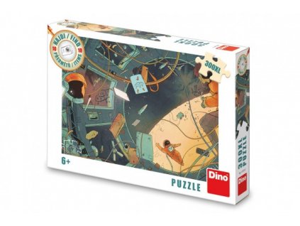 Puzzle Vesmír - Najdi 10 předmětů 47x33cm 300 dílků XL v krabici 27x19x4cm